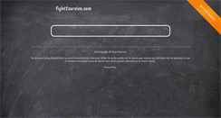 Desktop Screenshot of fight2survive.com